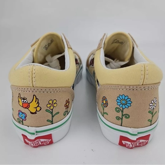 Limited Edition Vans Old Skool x Sesame Street Elmo Shoes Sz US 1.5Y - Picture 5 of 6